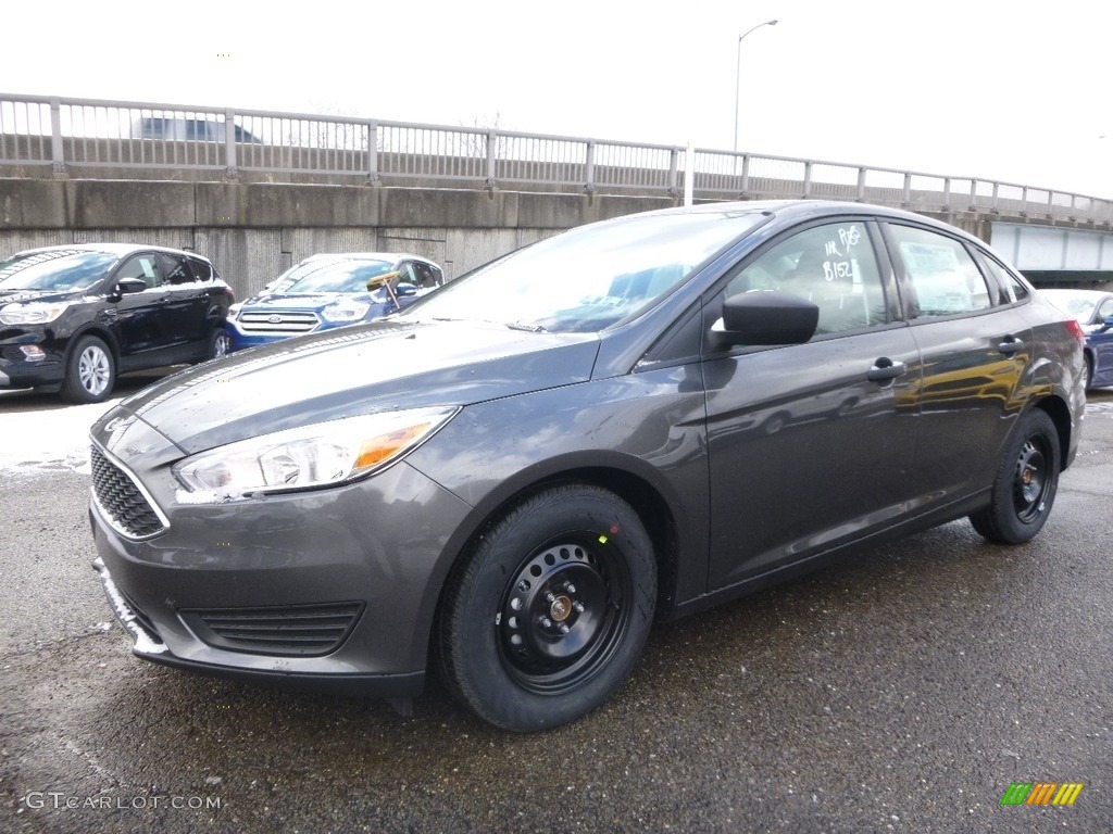 Magnetic 2017 Ford Focus S Sedan Exterior Photo #117855334