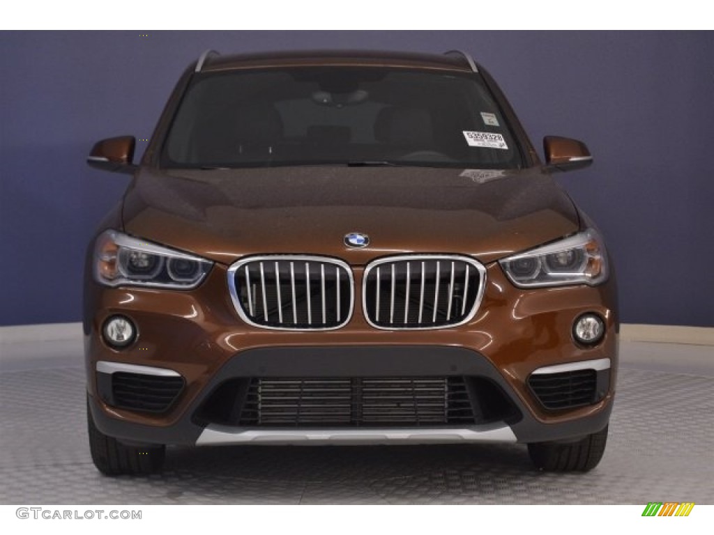 2017 X1 xDrive28i - Chestnut Bronze Metallic / Black photo #2