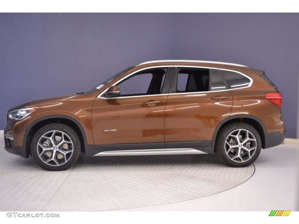 2017 X1 xDrive28i - Chestnut Bronze Metallic / Black photo #4