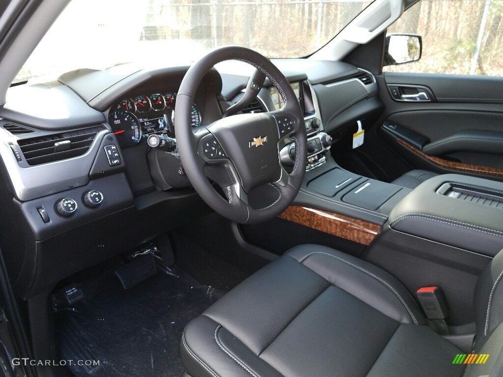 Jet Black Interior 2017 Chevrolet Tahoe Premier 4WD Photo #117856006