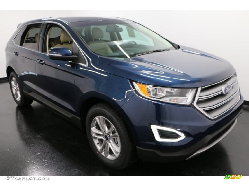 Blue Jeans Metallic 2017 Ford Edge SEL AWD Exterior Photo #117856168