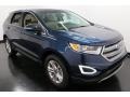Blue Jeans Metallic 2017 Ford Edge SEL AWD Exterior