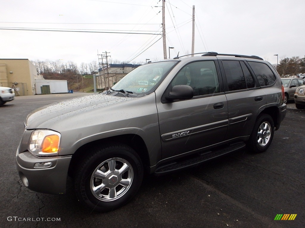 2005 Envoy SLE 4x4 - Steel Grey Metallic / Light Gray photo #1