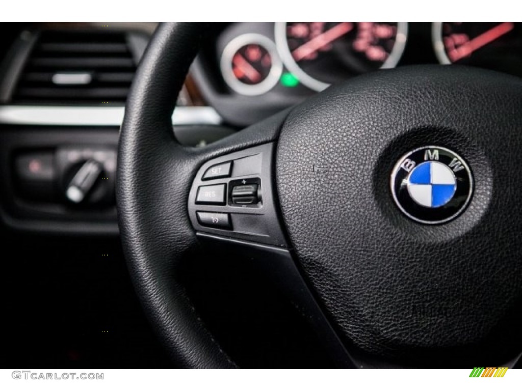 2014 3 Series 320i Sedan - Glacier Silver Metallic / Black photo #16