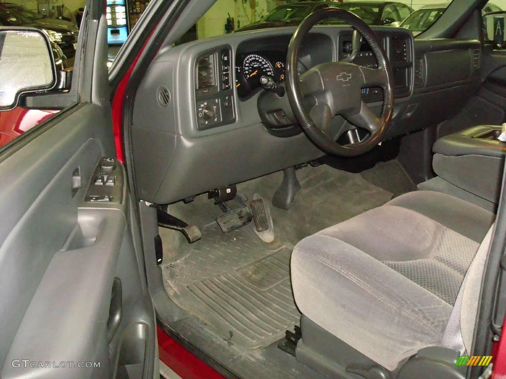 2005 Silverado 1500 LS Extended Cab 4x4 - Sport Red Metallic / Dark Charcoal photo #11
