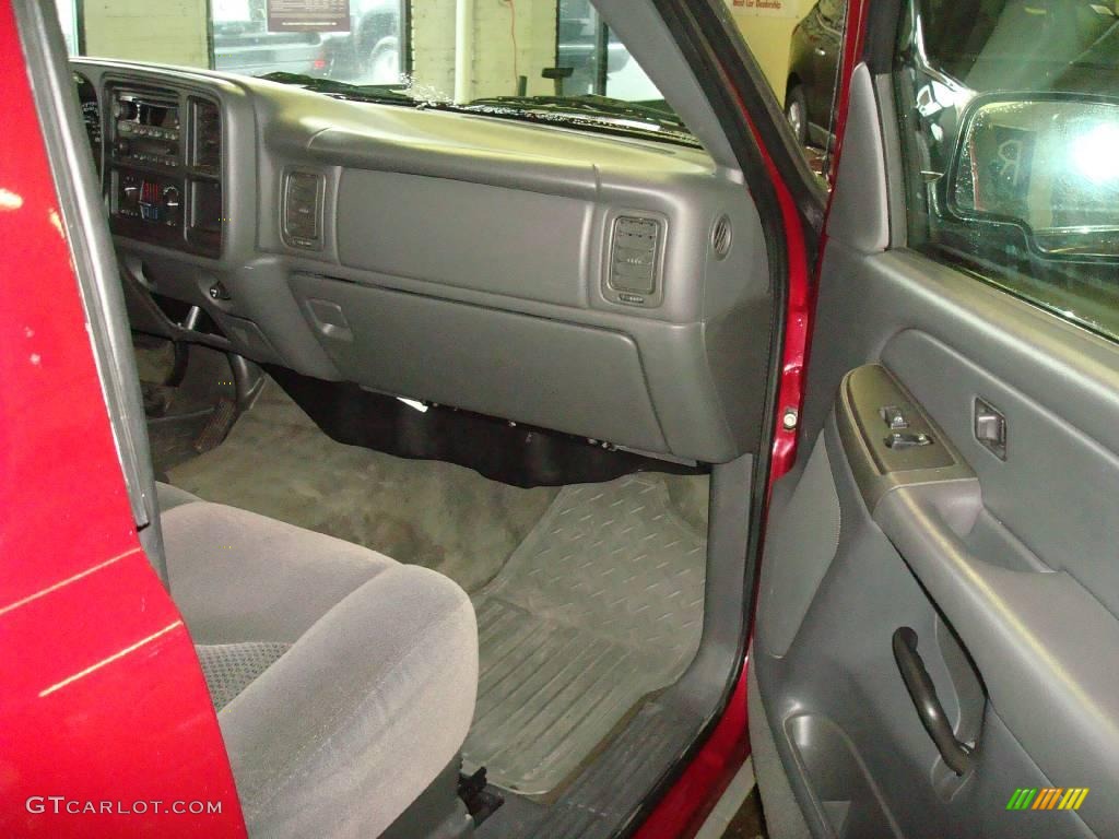 2005 Silverado 1500 LS Extended Cab 4x4 - Sport Red Metallic / Dark Charcoal photo #14