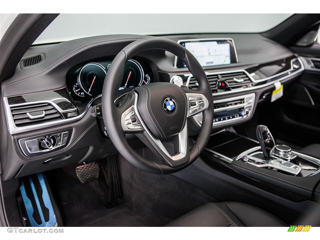 2017 7 Series 740i Sedan - Alpine White / Black photo #6