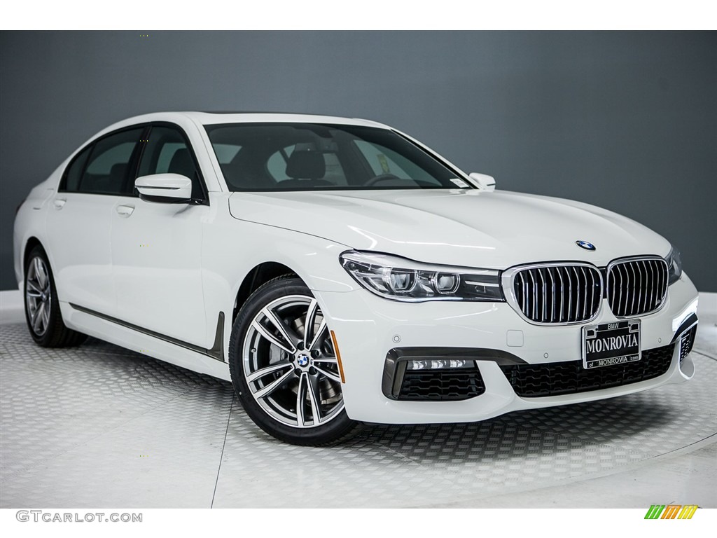 2017 7 Series 740i Sedan - Alpine White / Black photo #12