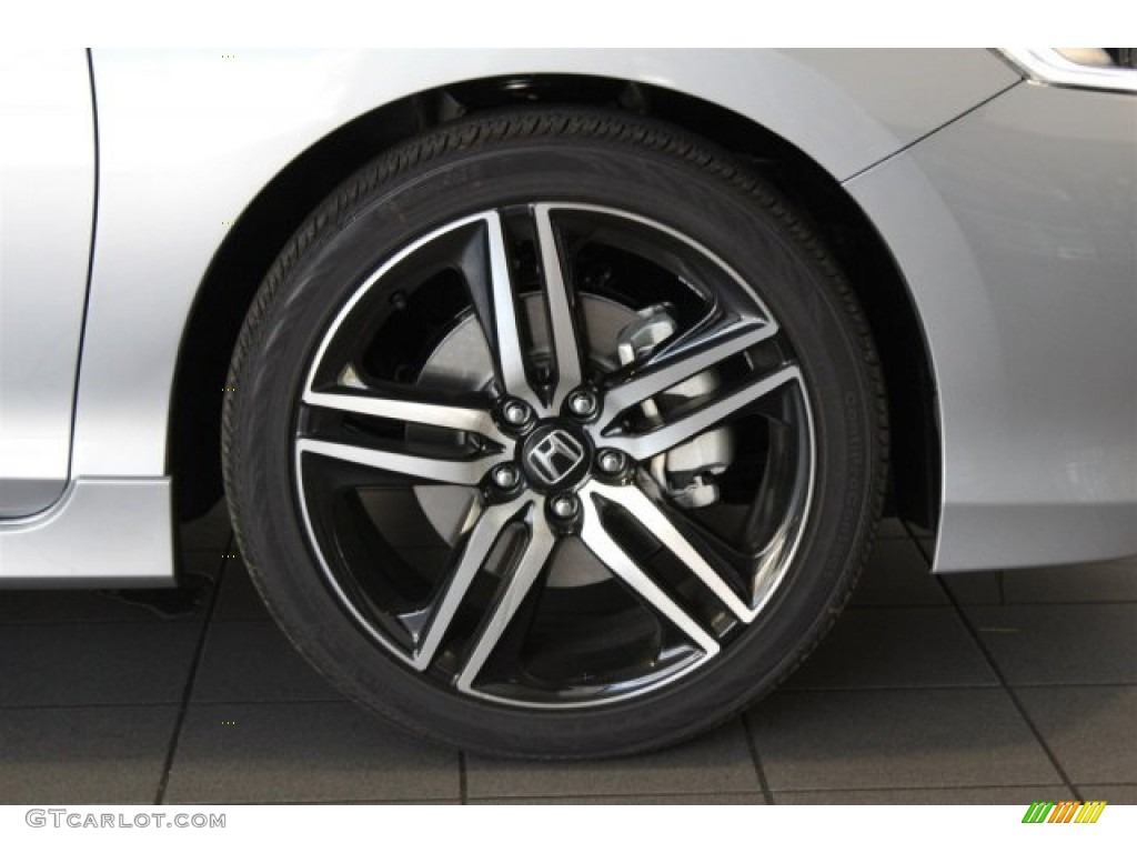 2017 Accord Sport Sedan - Lunar Silver Metallic / Black photo #2