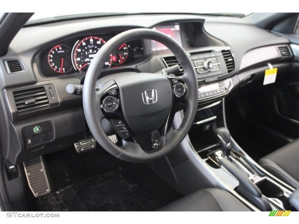 2017 Accord Sport Sedan - Lunar Silver Metallic / Black photo #11