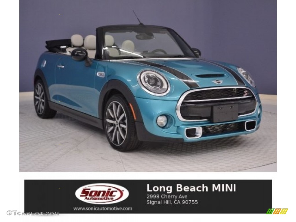 Electric Blue Metallic Mini Convertible