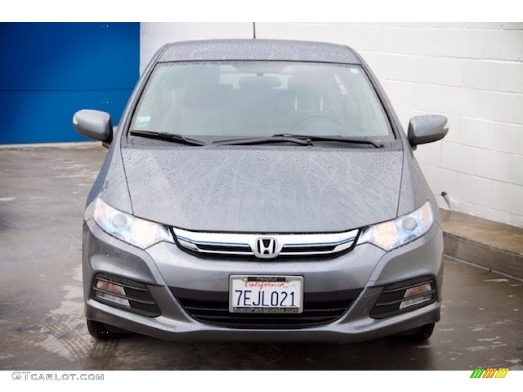 2013 Insight EX Hybrid - Polished Metal Metallic / Black photo #7