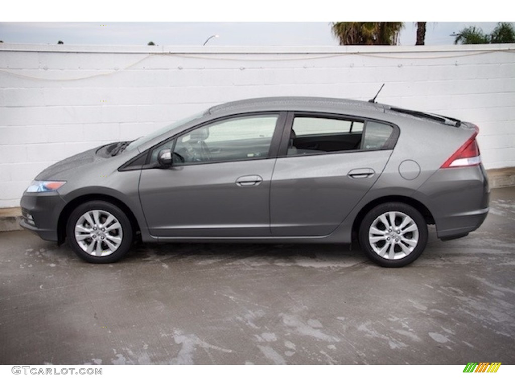 2013 Insight EX Hybrid - Polished Metal Metallic / Black photo #10