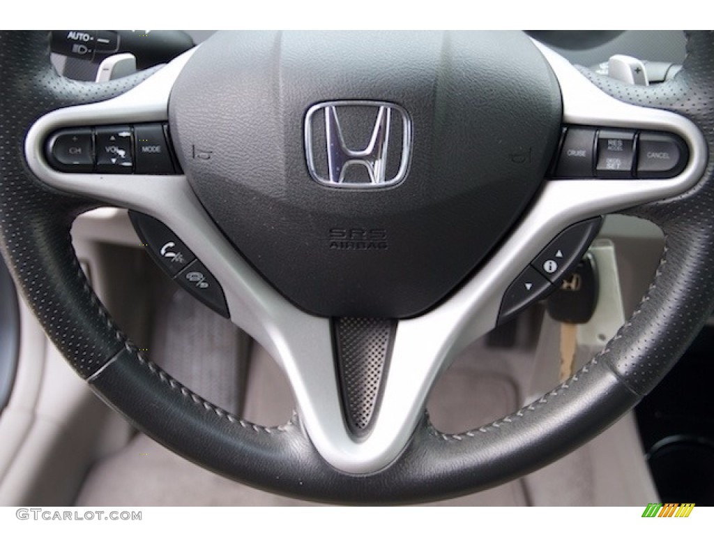 2013 Insight EX Hybrid - Polished Metal Metallic / Black photo #11