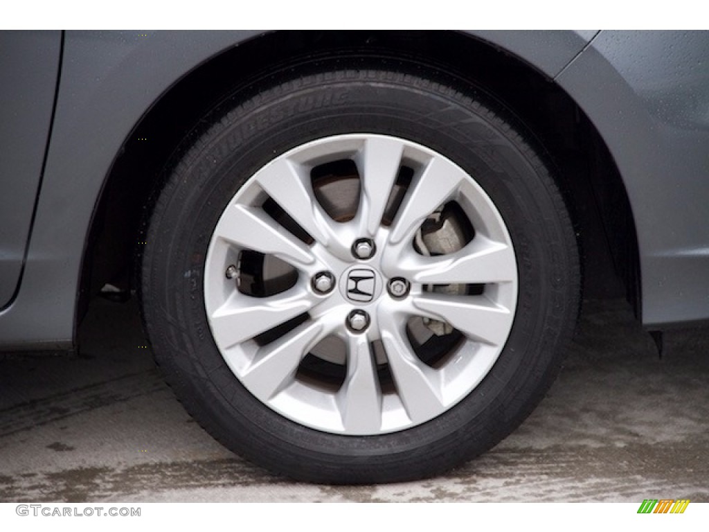 2013 Insight EX Hybrid - Polished Metal Metallic / Black photo #26