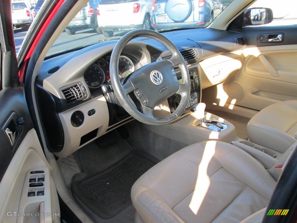 2002 Passat GLS Sedan - Colorado Red Pearl / Beige photo #11