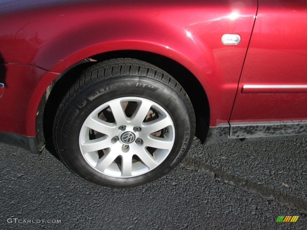 2002 Passat GLS Sedan - Colorado Red Pearl / Beige photo #22