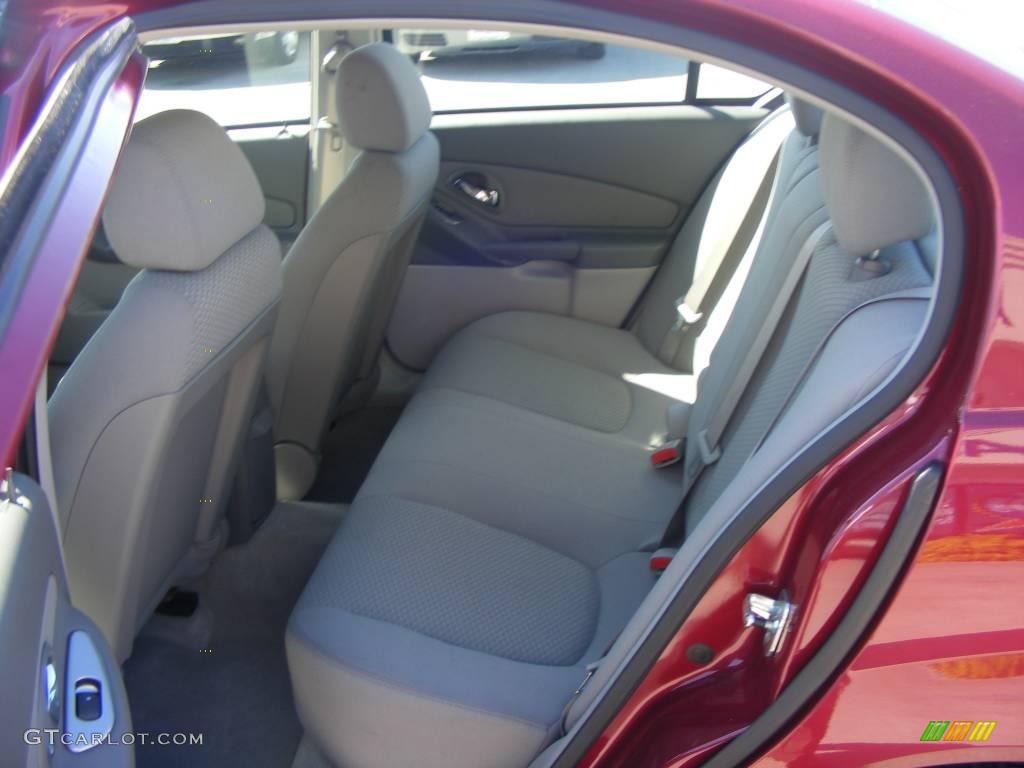 2007 Malibu LS Sedan - Sport Red Metallic / Titanium Gray photo #15