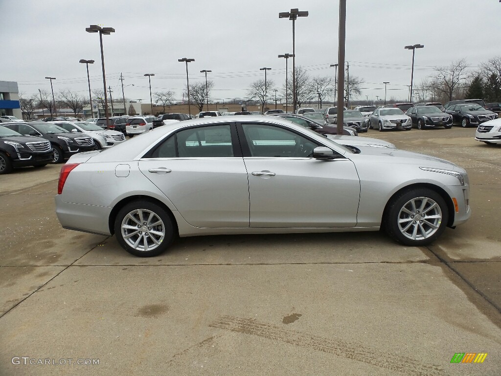 Radiant Silver Metallic 2017 Cadillac CTS AWD Exterior Photo #117867649