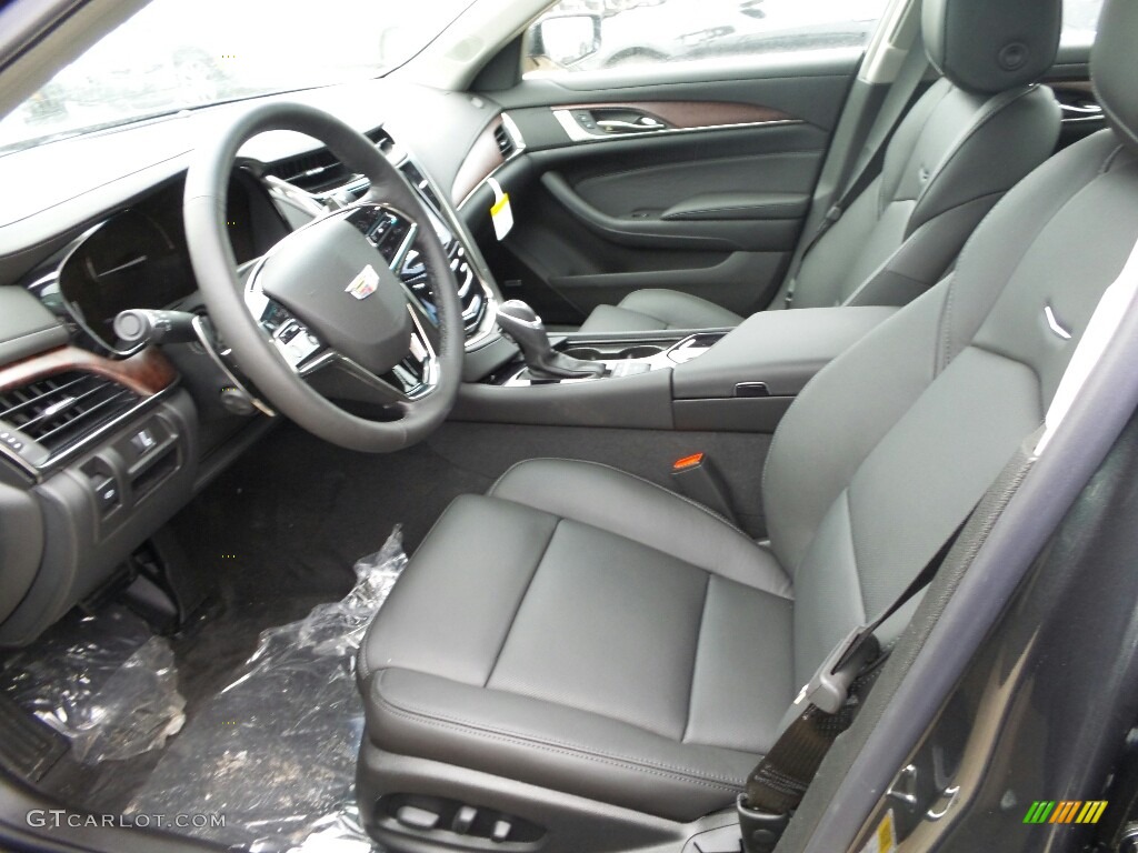 Jet Black Interior 2017 Cadillac CTS Luxury AWD Photo #117867775
