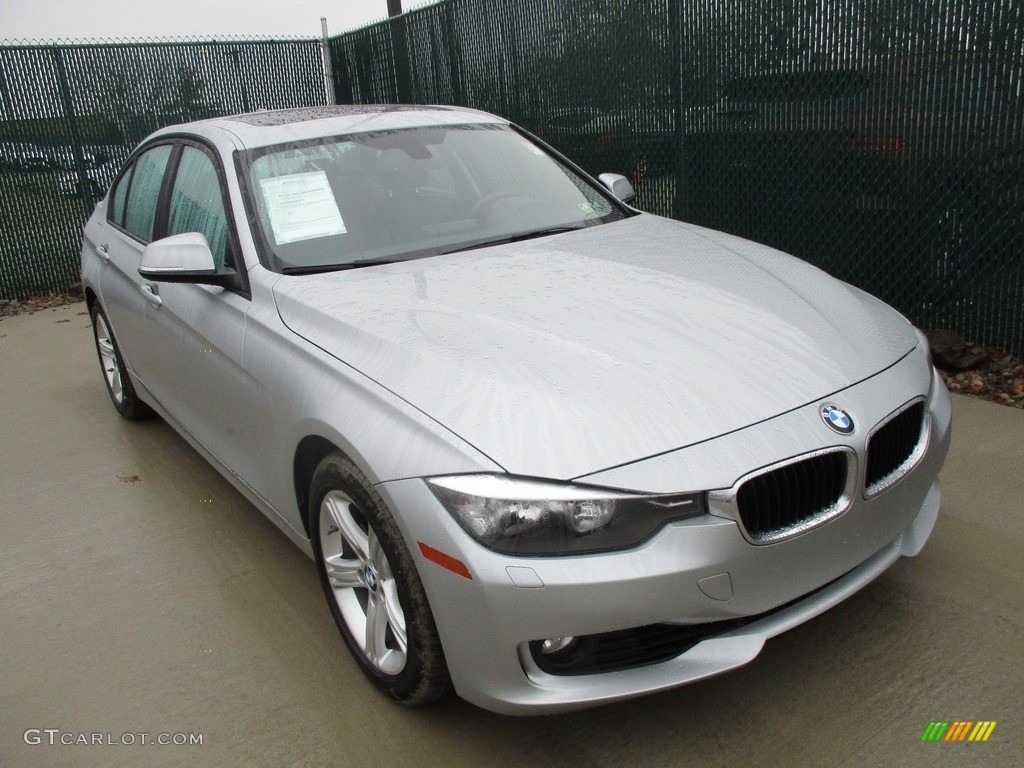 2014 3 Series 328i xDrive Sedan - Glacier Silver Metallic / Black photo #5
