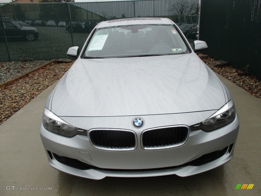 2014 3 Series 328i xDrive Sedan - Glacier Silver Metallic / Black photo #6