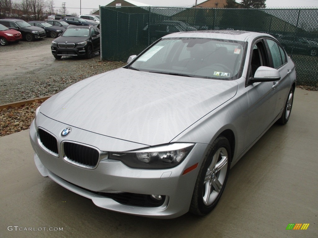 2014 3 Series 328i xDrive Sedan - Glacier Silver Metallic / Black photo #7