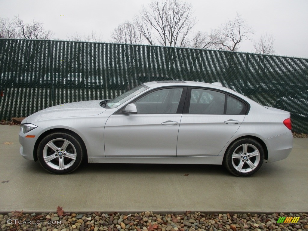 2014 3 Series 328i xDrive Sedan - Glacier Silver Metallic / Black photo #8