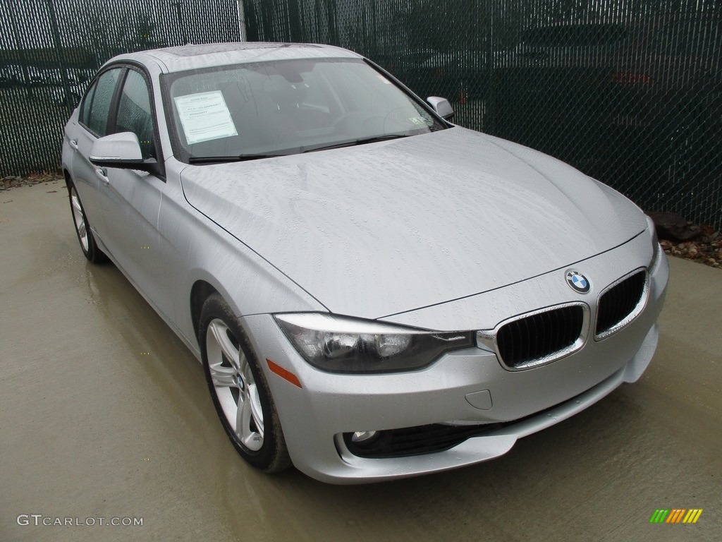 2014 3 Series 320i xDrive Sedan - Glacier Silver Metallic / Black photo #5