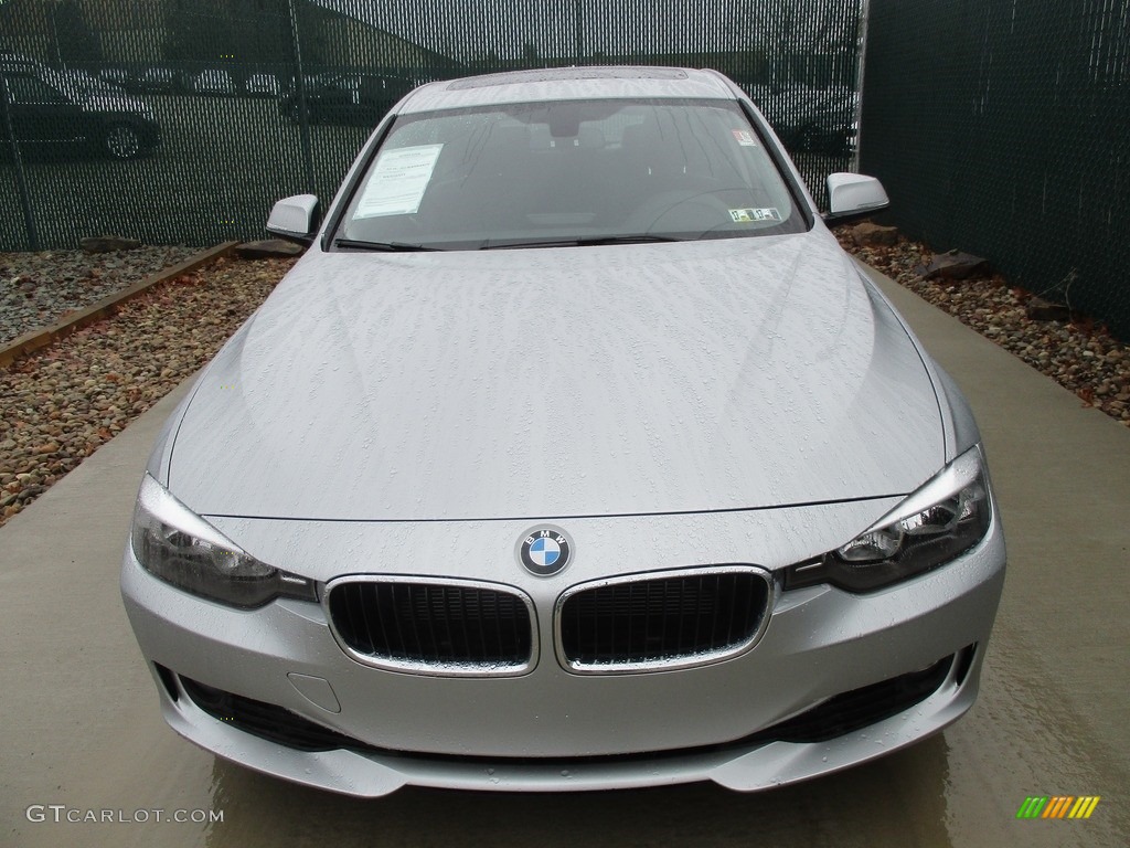 2014 3 Series 320i xDrive Sedan - Glacier Silver Metallic / Black photo #6