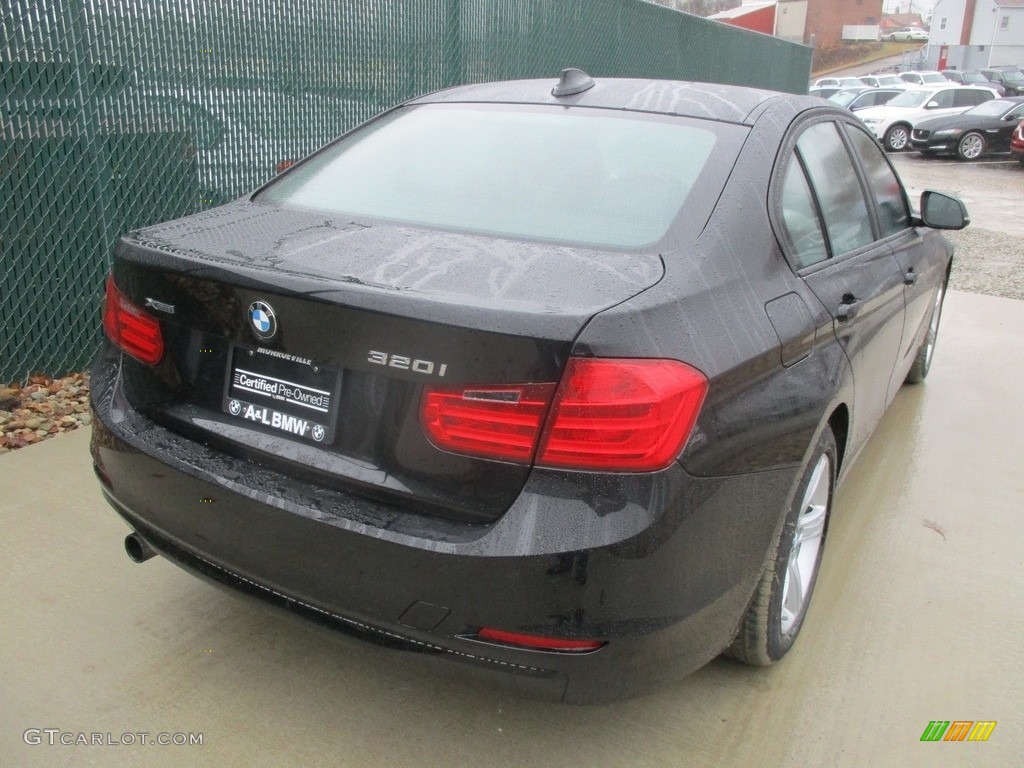 2014 3 Series 320i xDrive Sedan - Jet Black / Black photo #4