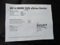 2014 Jet Black BMW 3 Series 320i xDrive Sedan  photo #12