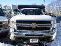 2009 Summit White Chevrolet Silverado 3500HD LT Regular Cab Chassis Dump Truck  photo #2