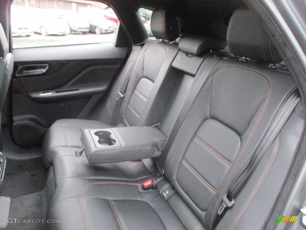 2017 Jaguar F-PACE 35t AWD Prestige Rear Seat Photo #117872173
