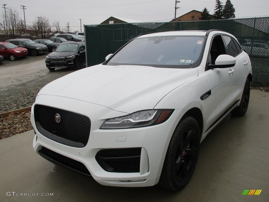 2017 F-PACE 35t AWD R-Sport - Polaris White / Jet w/Light Oyster photo #8