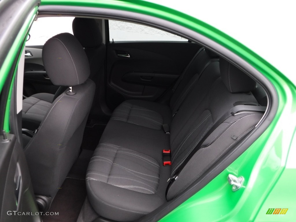 2015 Sonic LT Sedan - Dragon Green Metallic / Jet Black/Dark Titanium photo #26