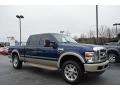 Dark Blue Pearl Metallic 2008 Ford F250 Super Duty XLT Crew Cab 4x4