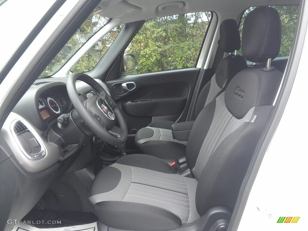 Nero/Grigio (Black/Gray) Interior 2017 Fiat 500L Pop Photo #117881617