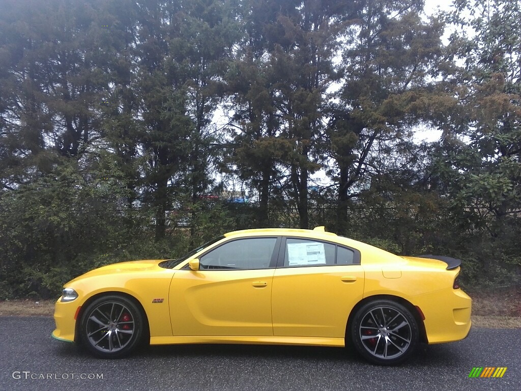 2017 Charger R/T Scat Pack - Yellow Jacket / Black photo #1