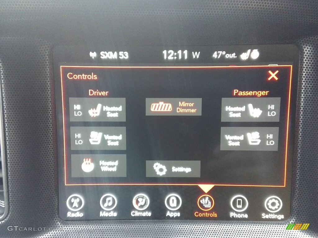 2017 Dodge Charger R/T Scat Pack Controls Photo #117882625