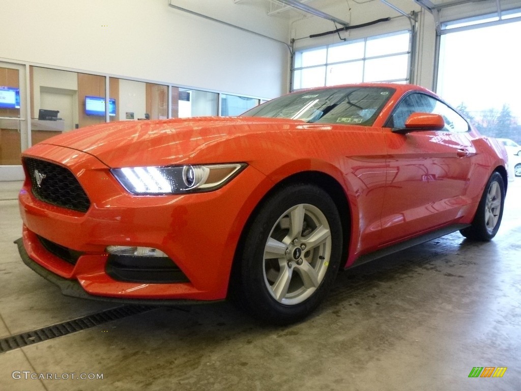 2017 Mustang V6 Coupe - Race Red / Ebony photo #5
