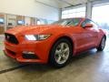 2017 Race Red Ford Mustang V6 Coupe  photo #5