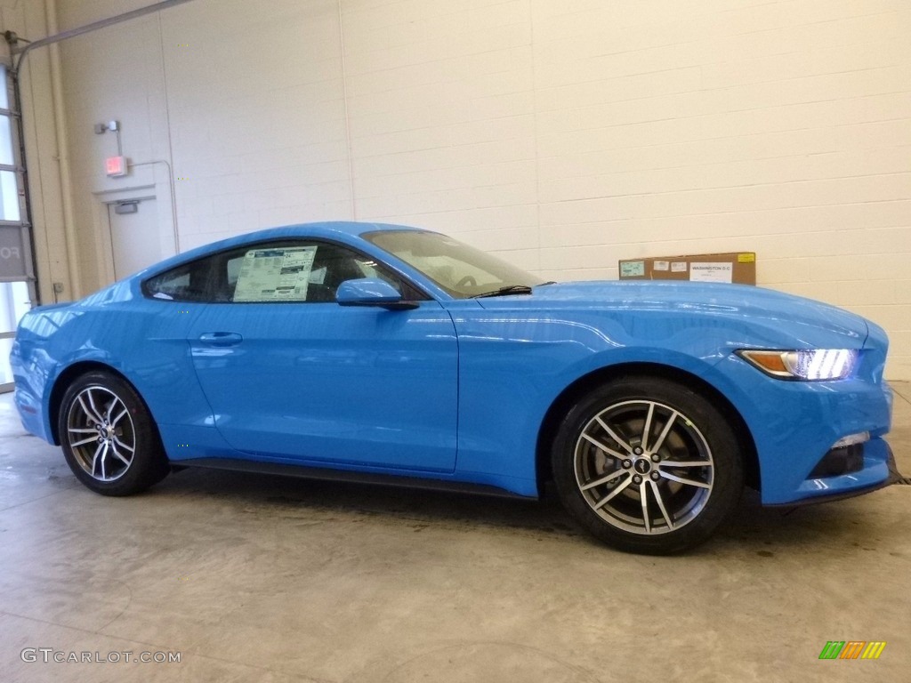 Grabber Blue Ford Mustang