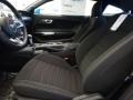 Ebony 2017 Ford Mustang Ecoboost Coupe Interior Color