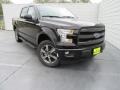 2017 Shadow Black Ford F150 Lariat SuperCrew 4X4  photo #2