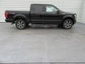 2017 Shadow Black Ford F150 Lariat SuperCrew 4X4  photo #3