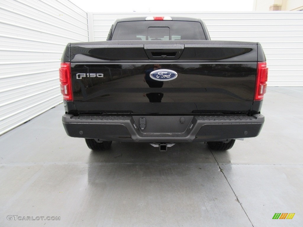 2017 F150 Lariat SuperCrew 4X4 - Shadow Black / Black photo #5