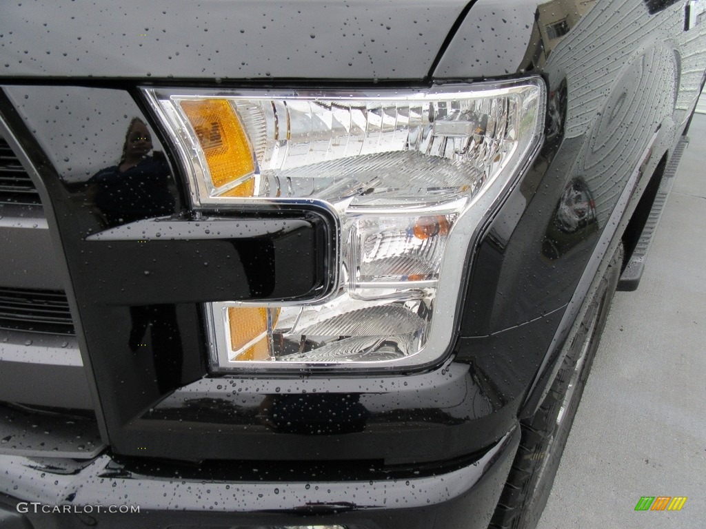 2017 F150 Lariat SuperCrew 4X4 - Shadow Black / Black photo #9