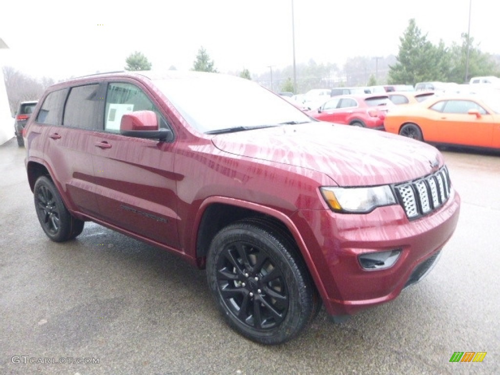 Velvet Red Pearl 2017 Jeep Grand Cherokee Laredo 4x4 Exterior Photo #117886261