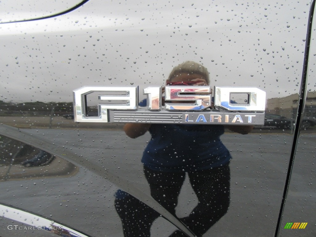 2017 F150 Lariat SuperCrew 4X4 - Shadow Black / Black photo #14